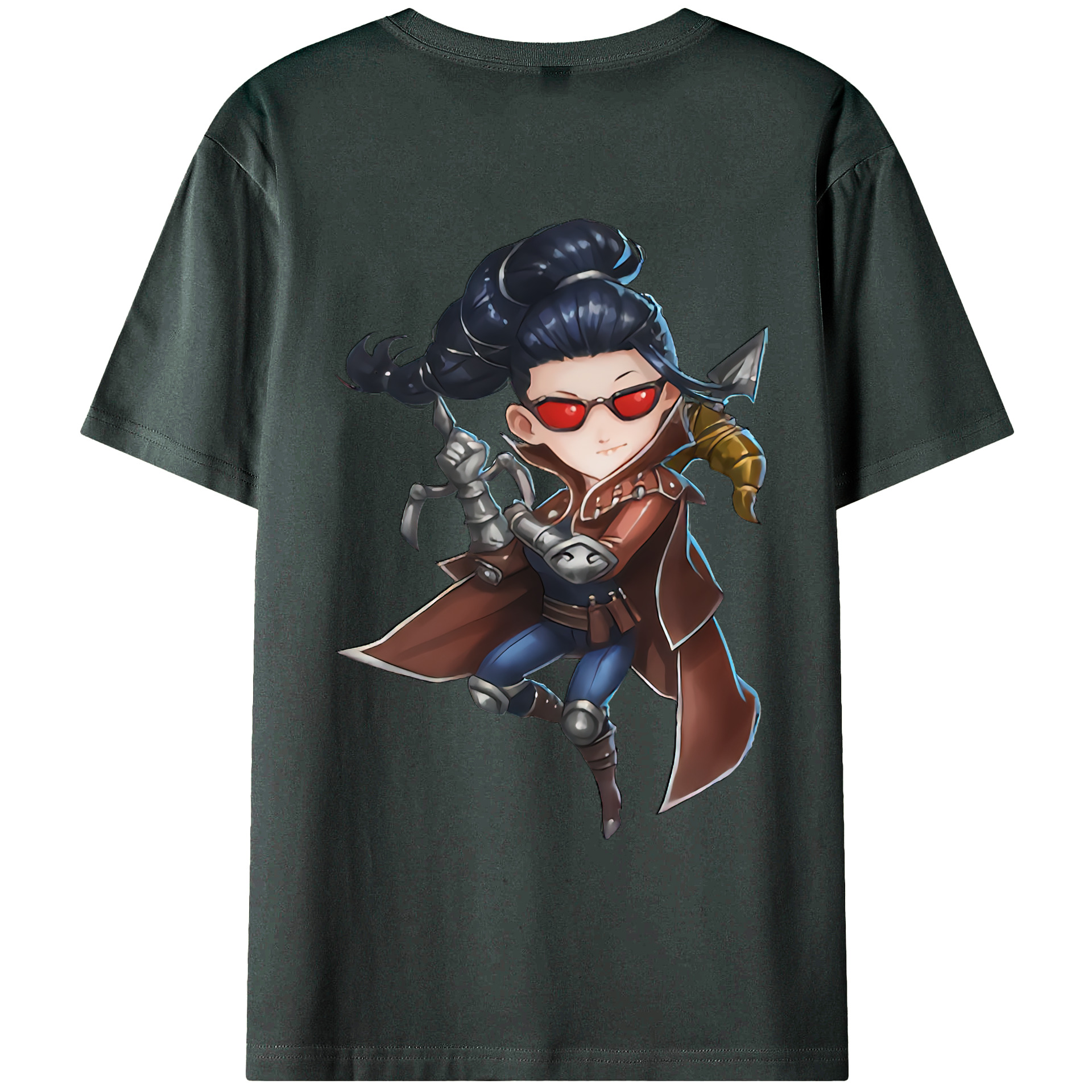 （画像用） リーグ・オブ・レジェンド League of Legends LOL 綿100％ メンズ半袖Tシャツ（バックプリント） 通気性